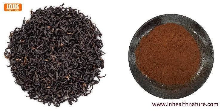 Black Tea Leaf and Theaflavin Powder